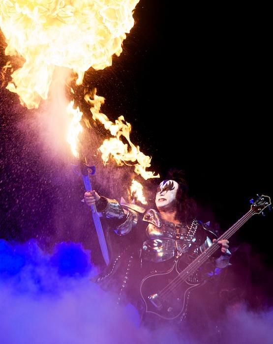 Gene Simmons of KISS. Photo by Bobby Talamine.